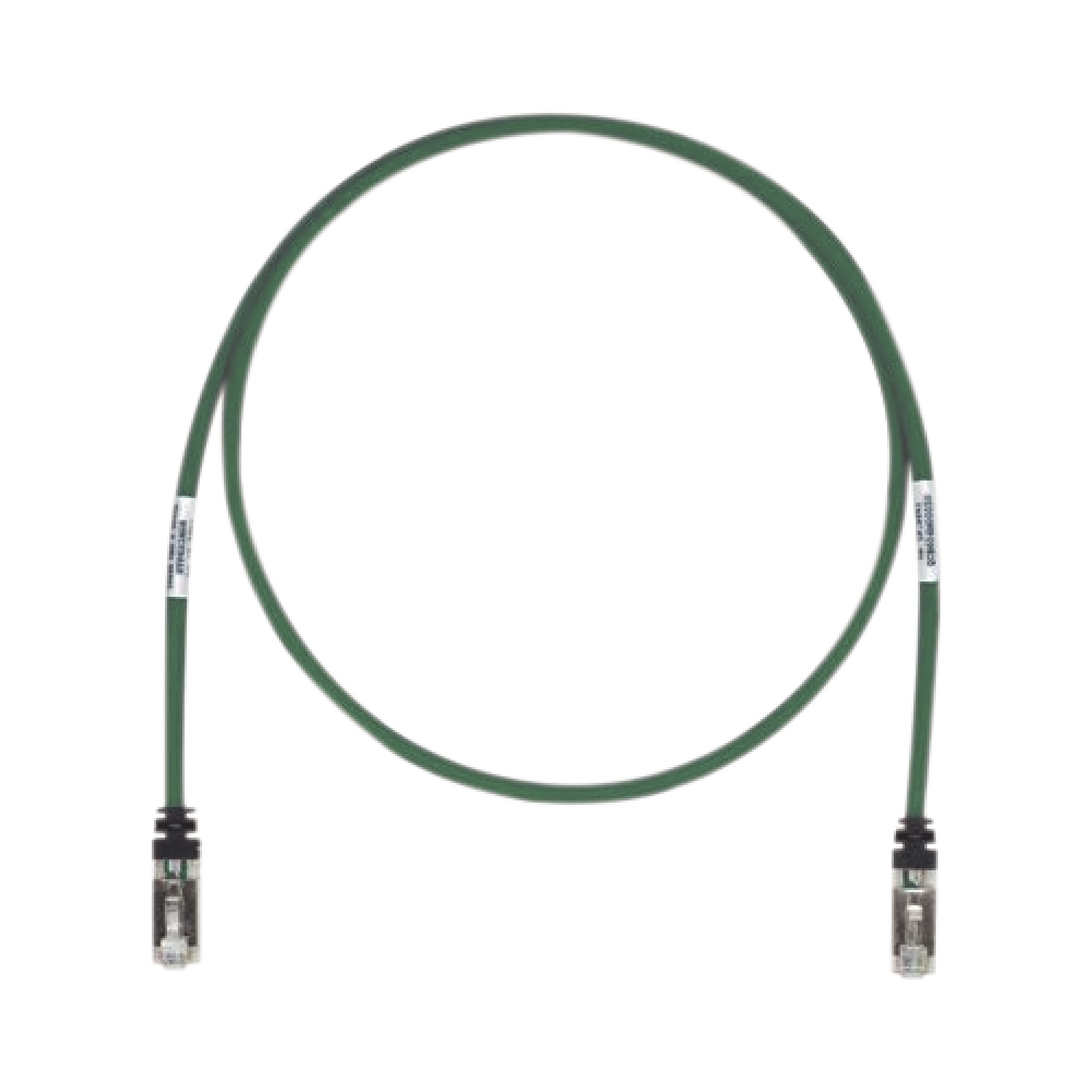 Patch Cord Cat6A, Blindado S/FTP, CM/LS0H, 7ft, Color Verde