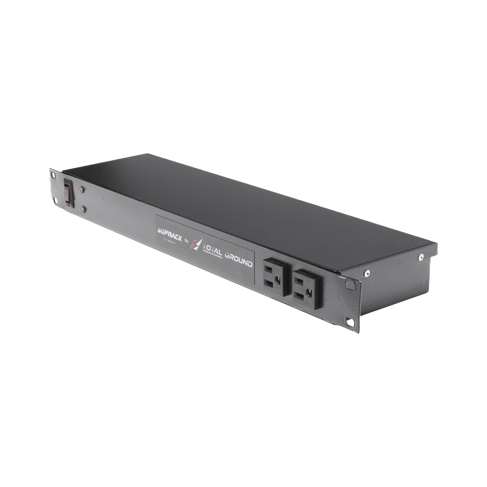 Tomacorriente de 10 contactos para 220 Vca con Supresor de picos tipo "A" de 40 kA, DiseÃ±ado para Montaje en Rack de 19".