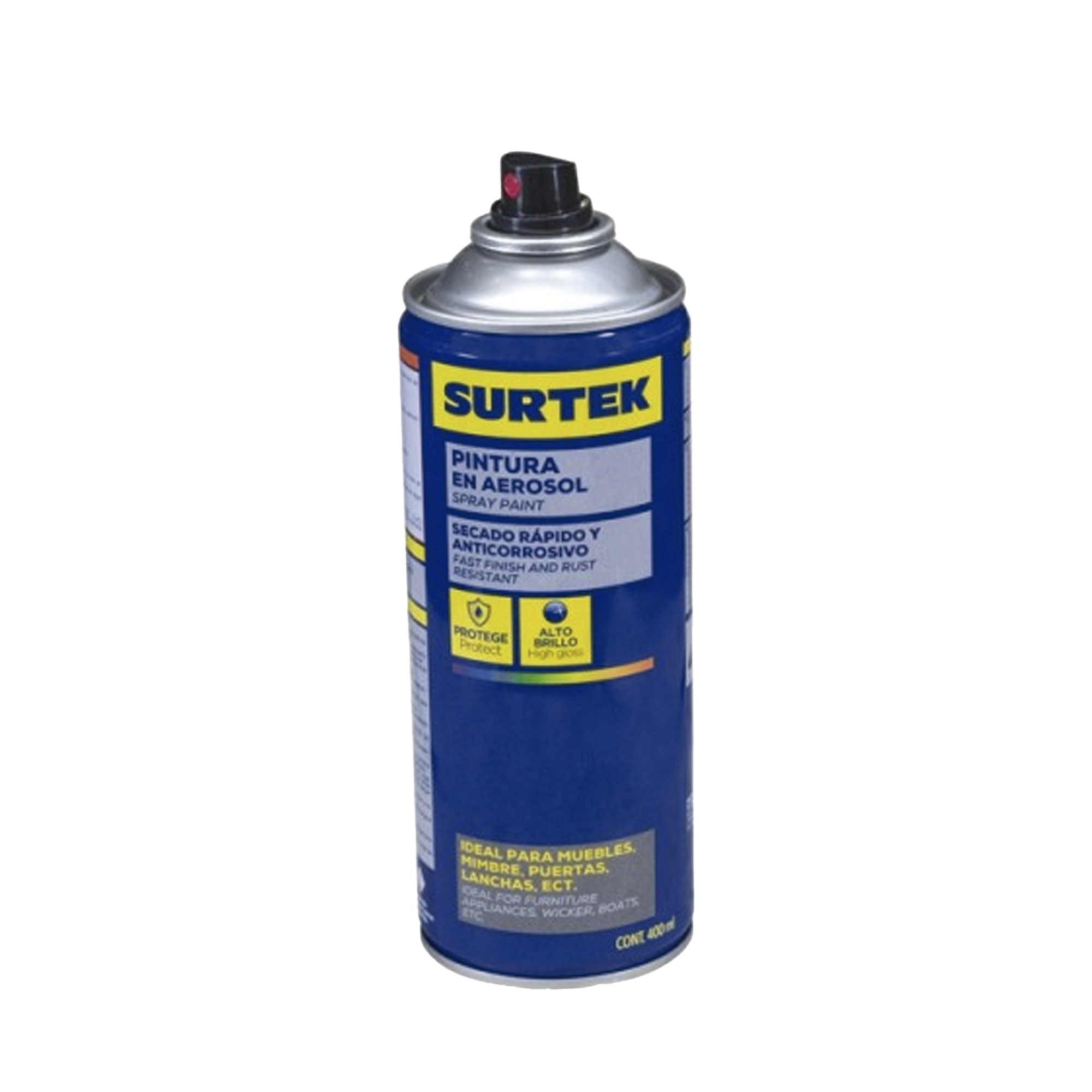 Pintura en Aerosol 400 ml / Color Rojo Oscuro.