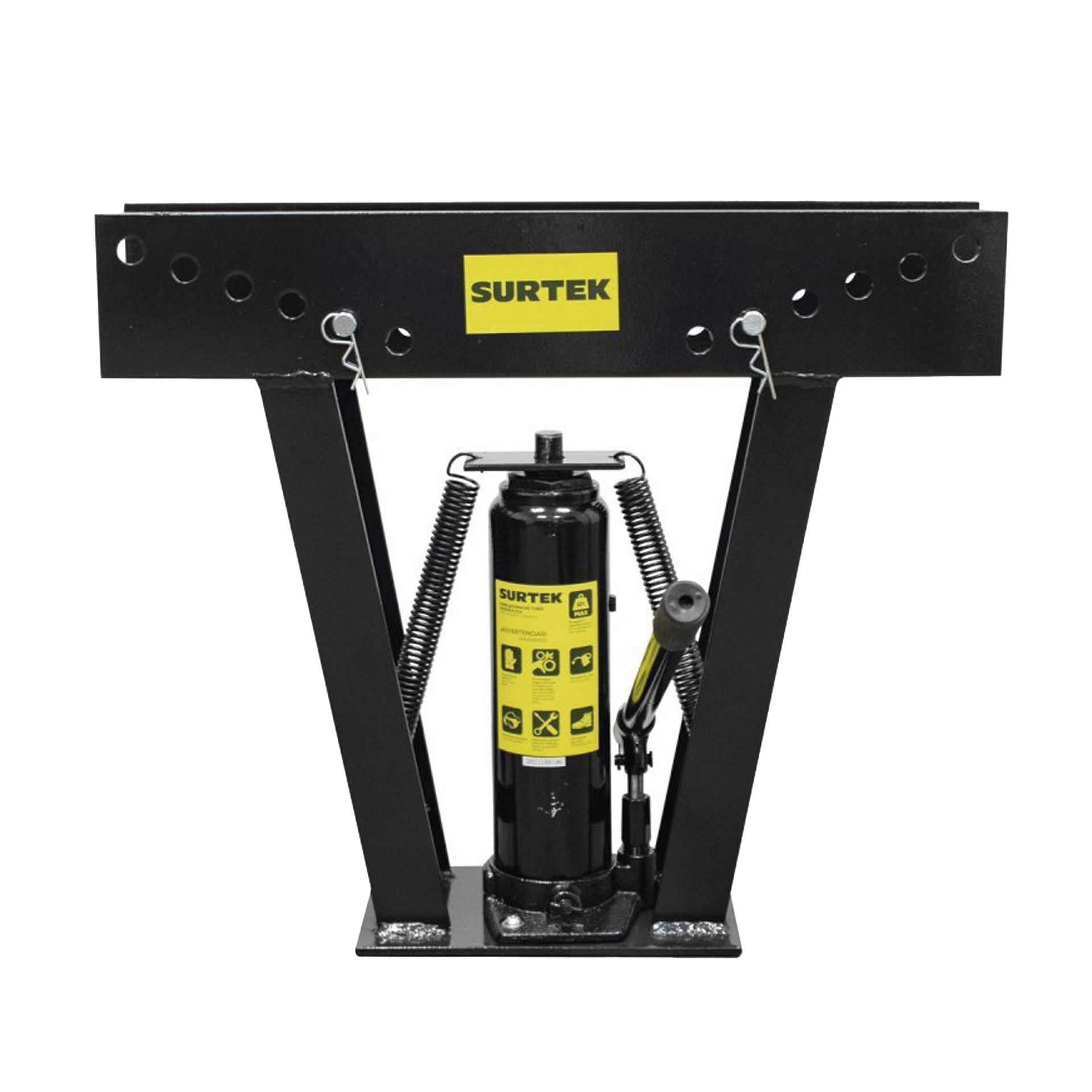 Doblatubos hidrÃ¡ulico de 1/2" a 2" incluye dados con medidas, capacidad 12 toneladas.