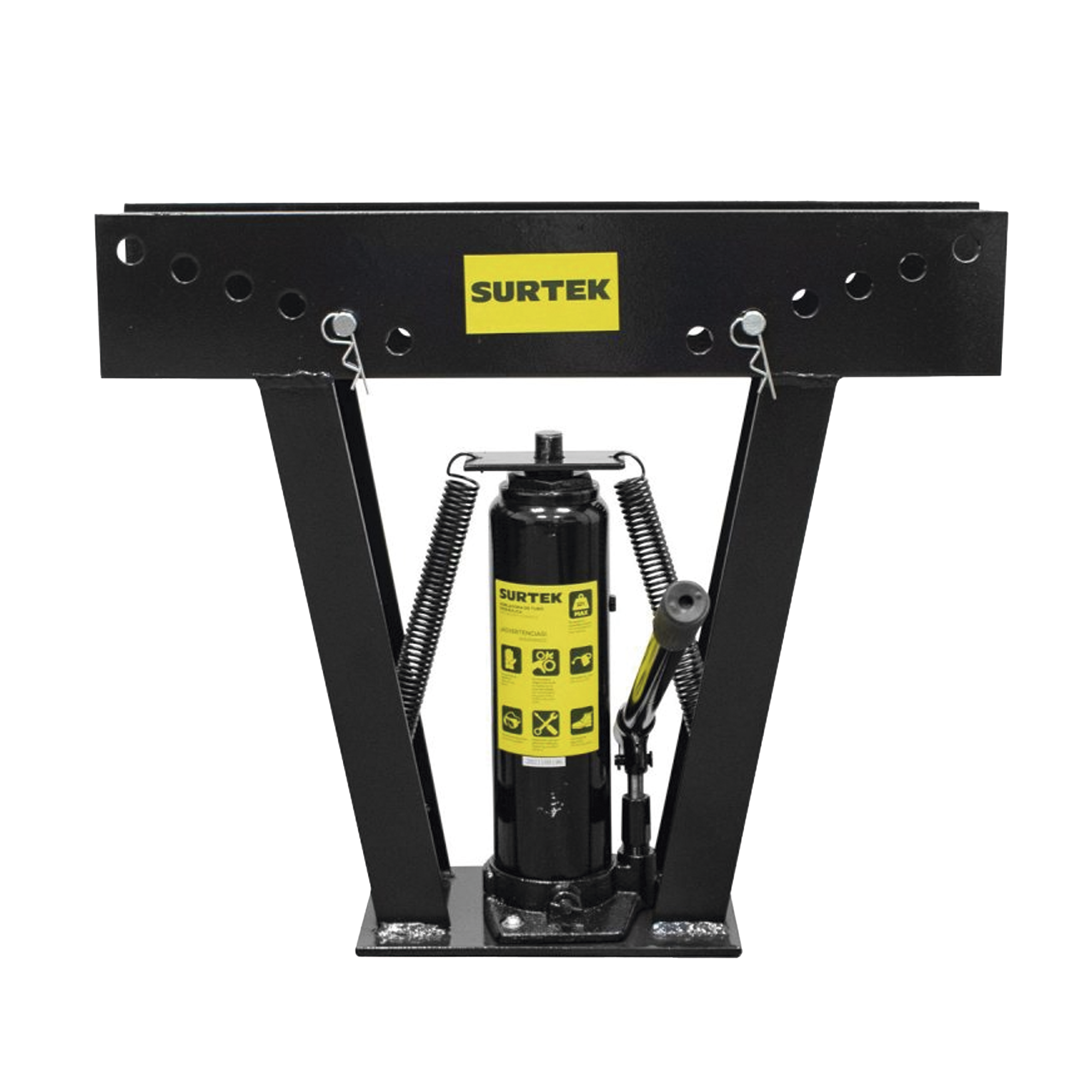 Doblatubos hidrÃ¡ulico de 1/2" a 2" incluye dados con medidas, capacidad 12 toneladas.