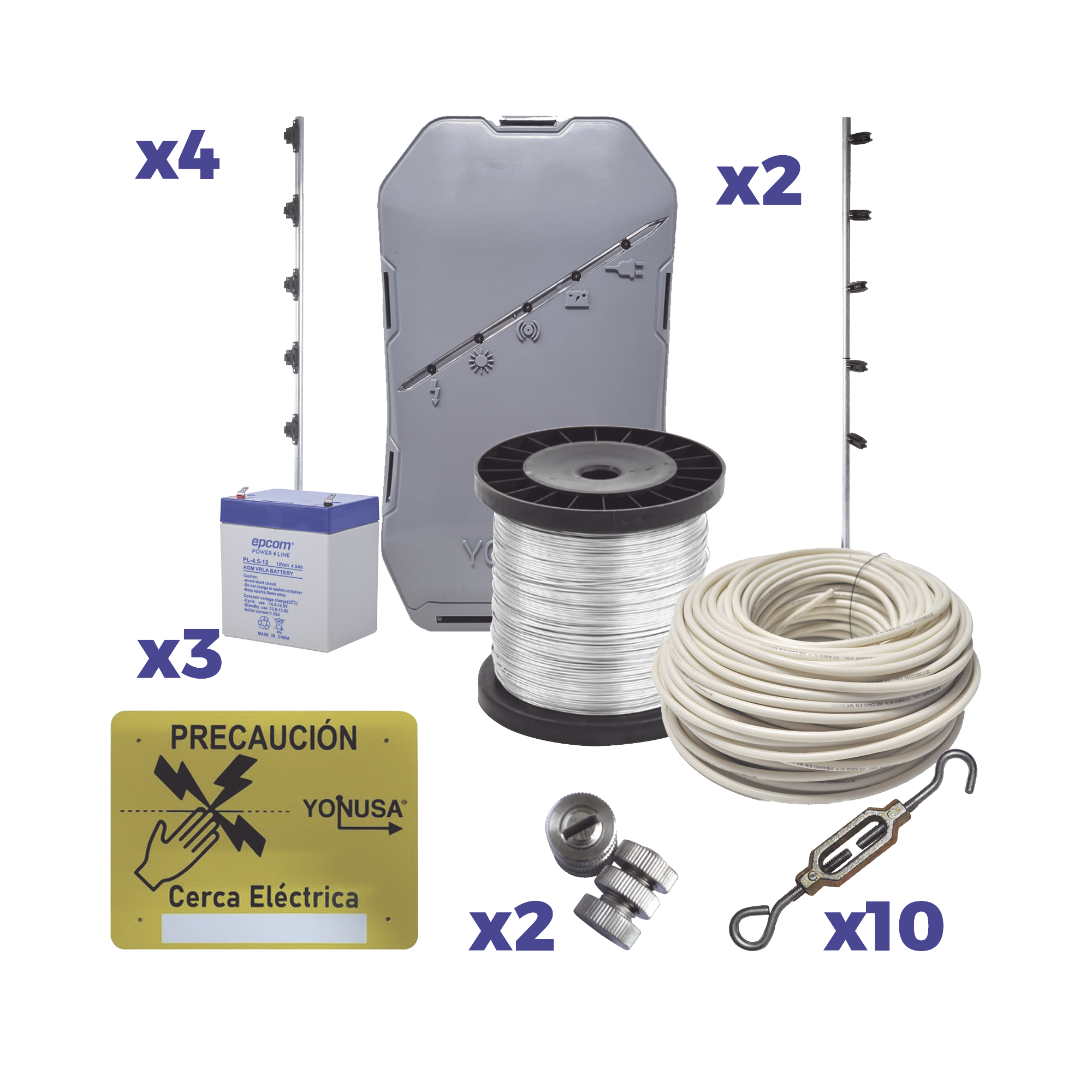 KIT Energizador para 25 Metros de proteccion