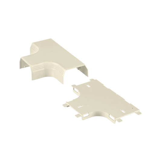 Accesorio en "T", para uso con canaleta T45, Material PVC RÃ­gido, Color Blanco