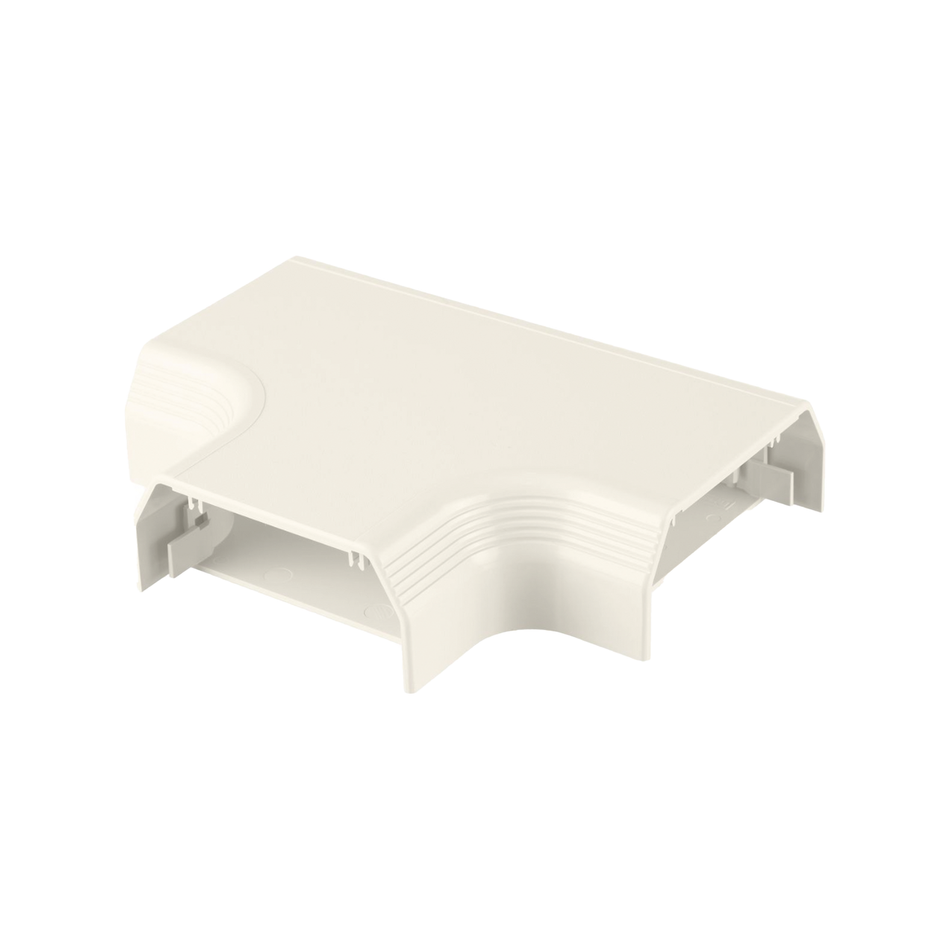 Accesorio en "T", para uso con canaleta T70, Material PVC RÃ­gido, Color Blanco
