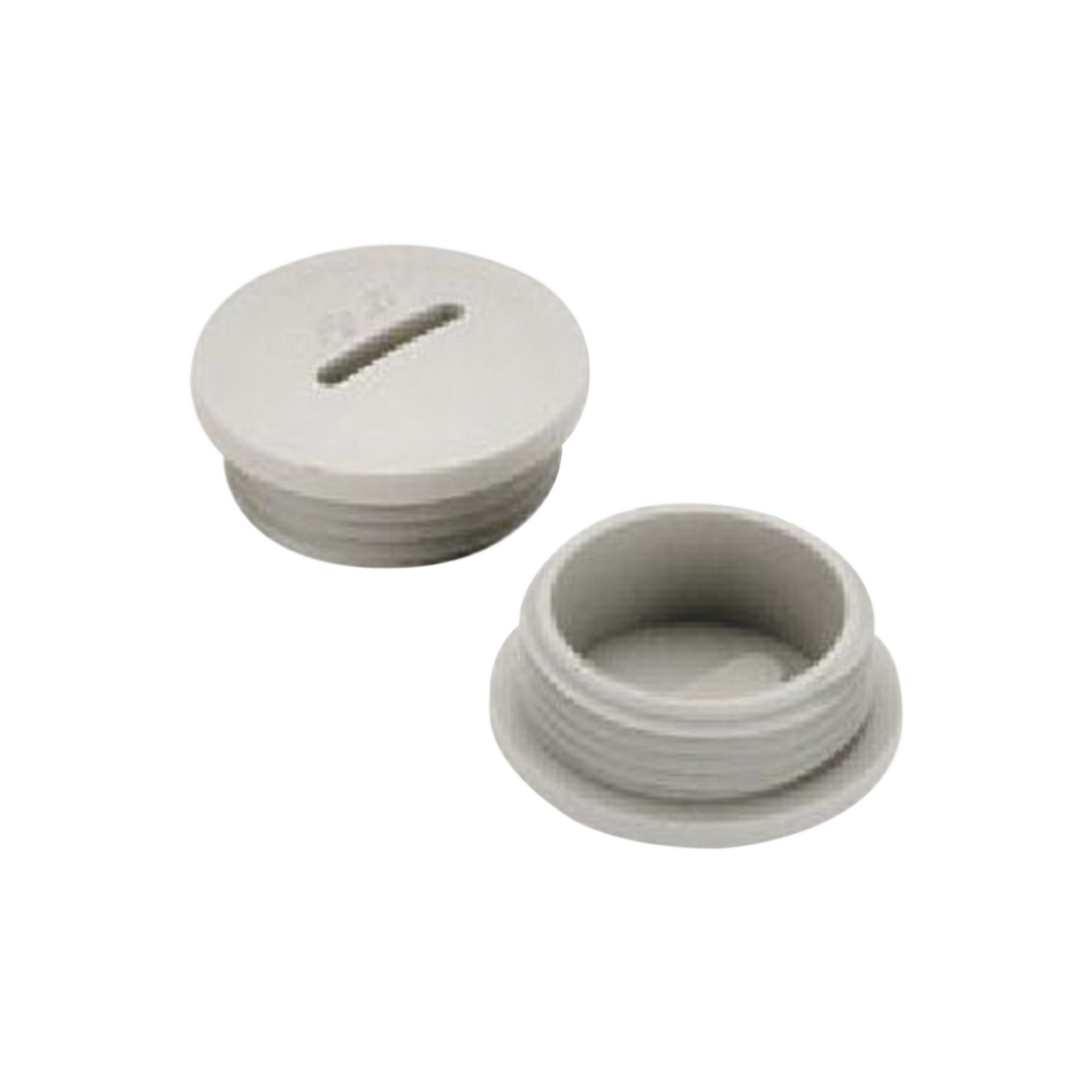 TapÃ³n roscado de 1/2" para caja cuadrada a prueba de intemperie.