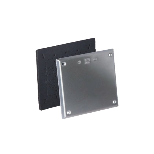 Tapa cuadrada ciega de aluminio con PVC Uretano