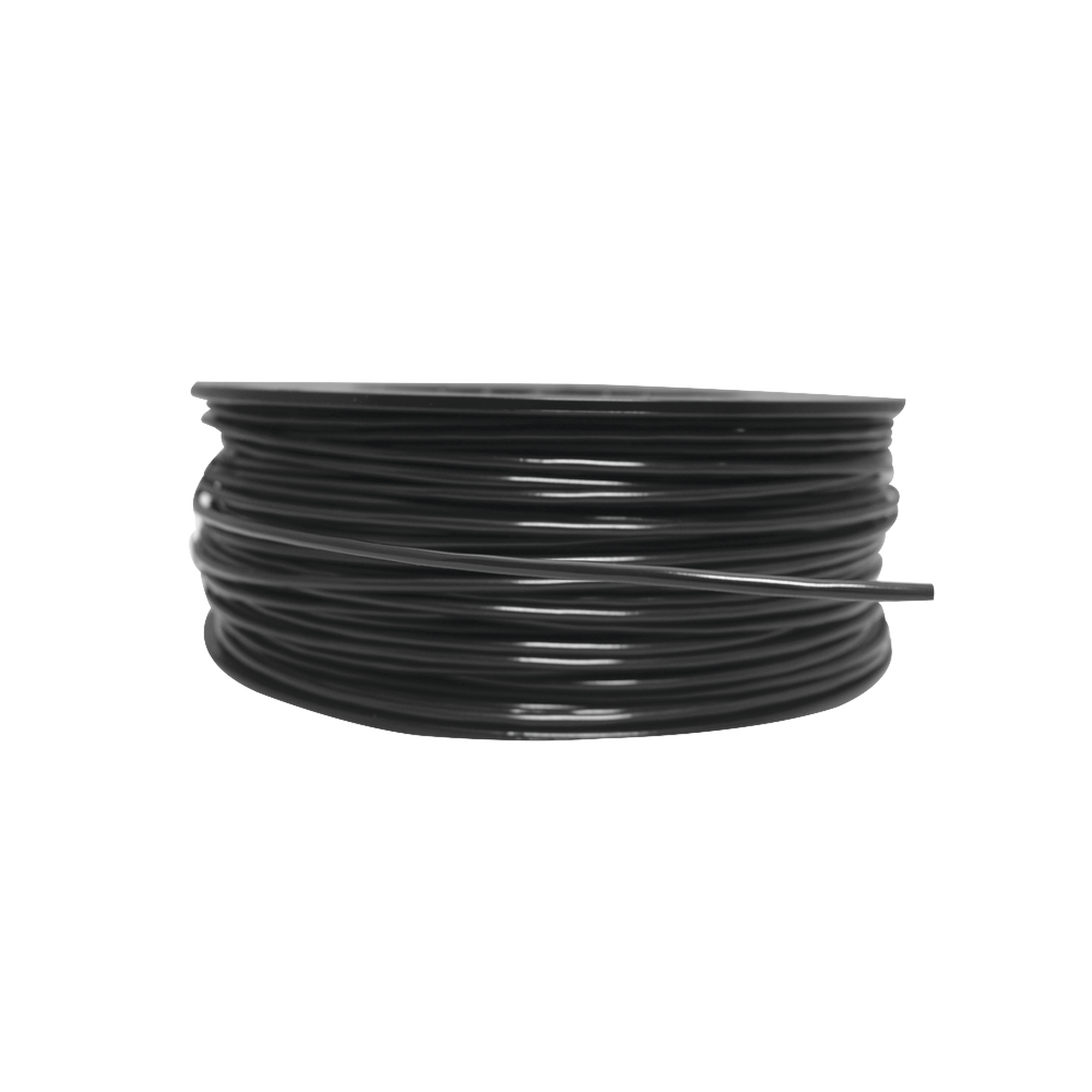 Bobina de 152 Metros de Cable Detector de Calor, Temperatura Fija 235Â° C, Recubrimiento de Nylon Negro para Aplicaciones en Exterior, con GuÃ­a Acerada