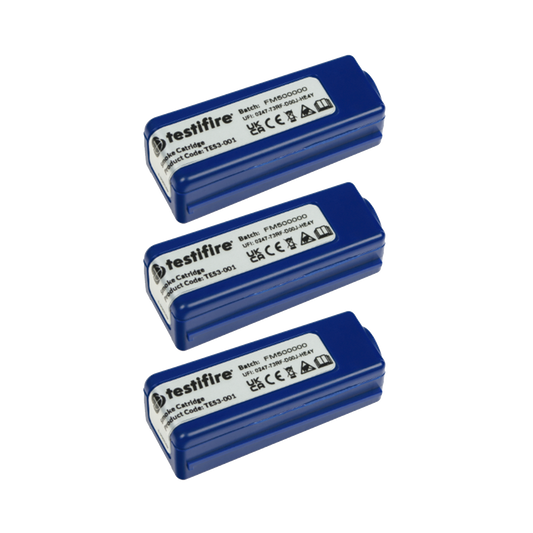 Tres Cartuchos D/Humo SintÃ©tico P/Probador ElectrÃ³nico Testifire XTR2