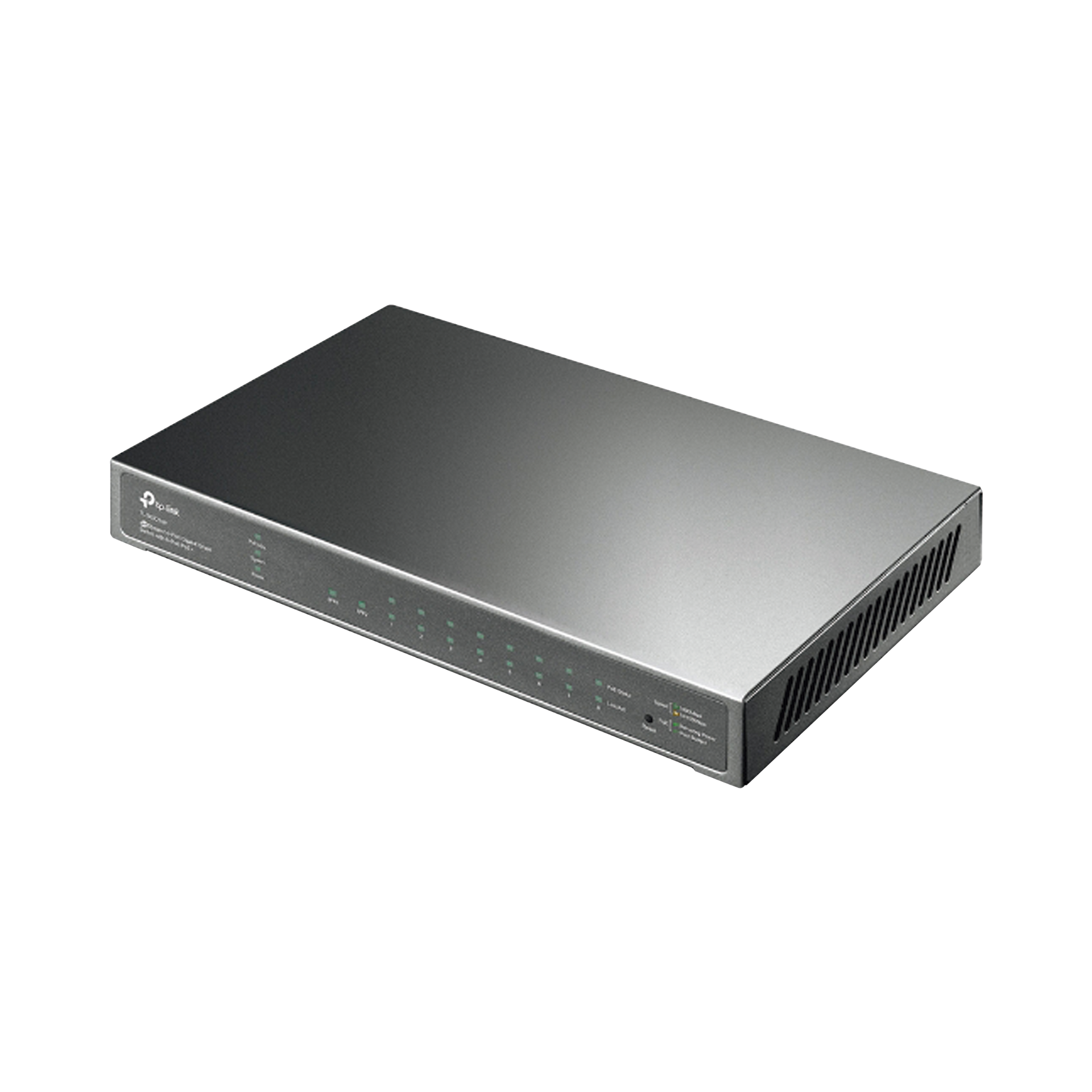 Switch PoE JetStream SDN Administrable 8 puertos 10/100/1000 Mbps + 2 puertos SFP, 8 puertos PoE, 61W, administraciÃ³n centralizada OMADA SDN