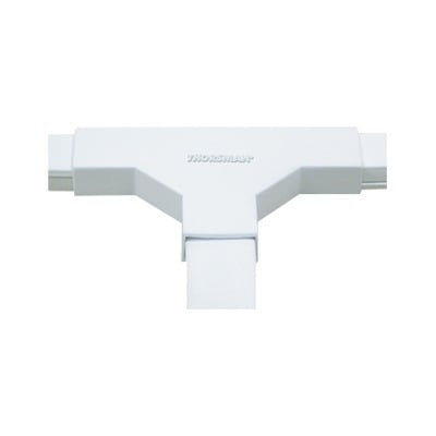 SecciÃ³n en "T" color blanco de PVC auto extinguible, para canaletas TMK1020, TMK1020SD, TMK1020CD (5140-02001)