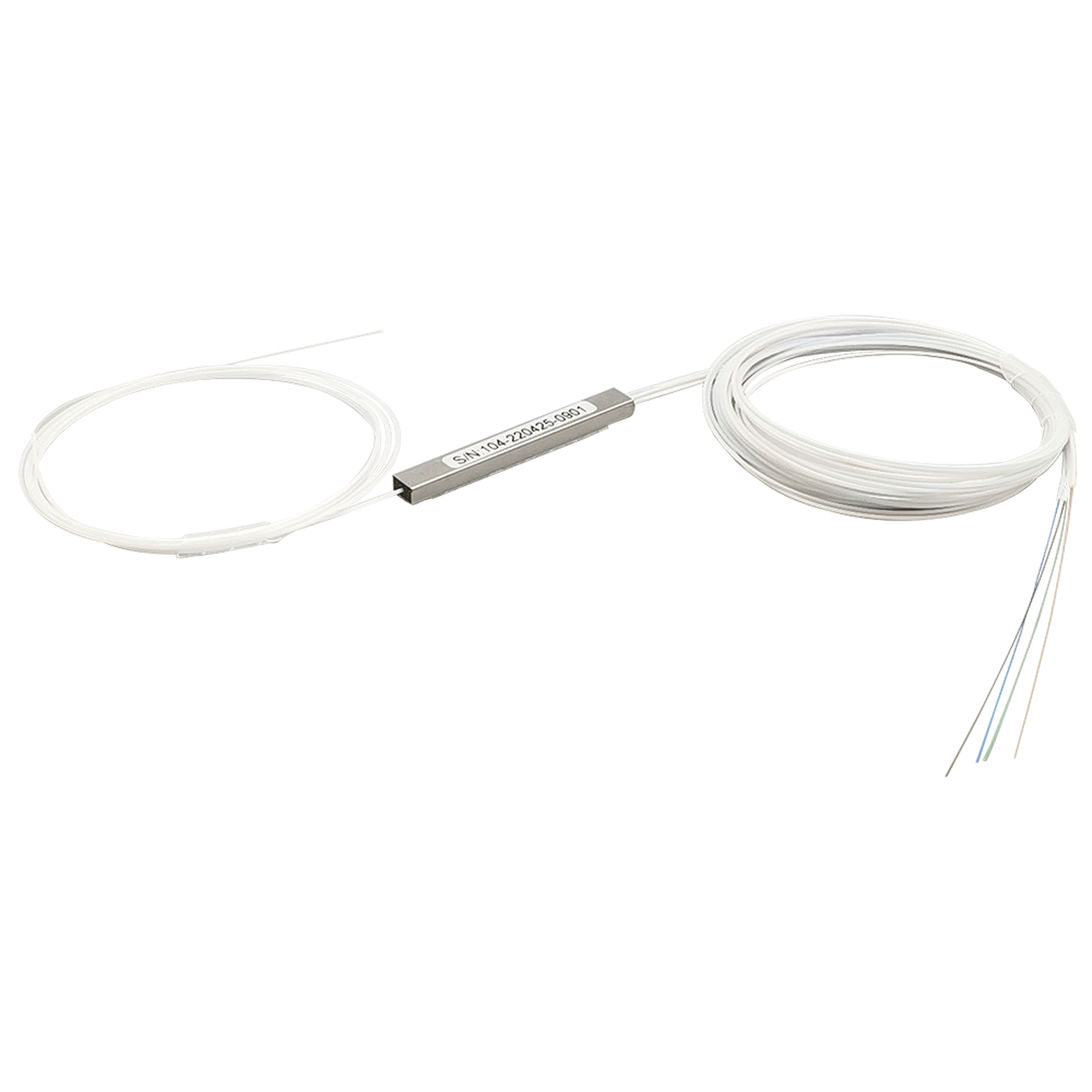 Splitter (Divisor Ãptico) tipo PLC, 1x4, para fusiÃ³n (sin conectores)