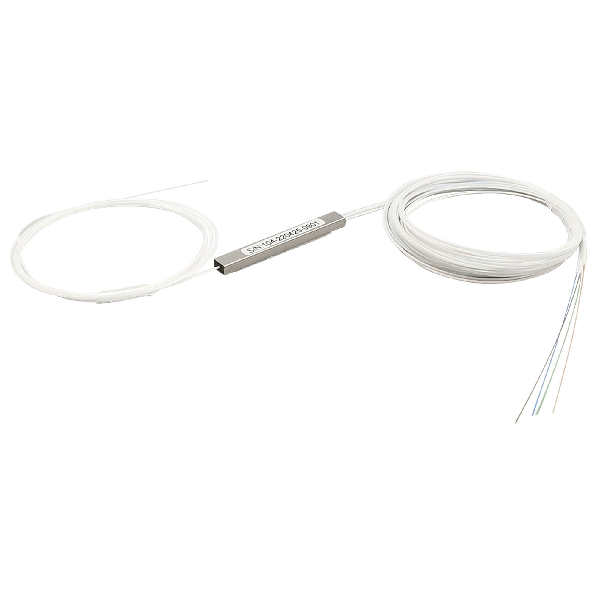 Splitter (Divisor Ãptico) tipo PLC, 1x4, para fusiÃ³n (sin conectores)