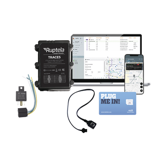 KIT Localizador Vehicular 2G y 4G IP67 / Rastreo / ConducciÃ³n eficiente / Deteccion de Jammer / Ideal para motocicletas / Apagado remoto / Incluye SIM500MB2Y / 1 AÃO DE EPCOMGPS