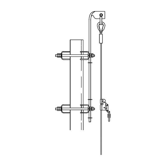 LÃ­nea de Vida hasta 45.7 Metros (150 pies). Compatible con lÃ­nea Super Titan. Carro de Seg. NO INCLUIDO.