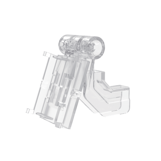 Gancho en T con Placa Trasera Adaptadora para Etiqueta de Tinta ElectrÃ³nica / AccessPRO / Diametro 5-9 mm / Compatible con 2.13" - 2.66" - 2.9"