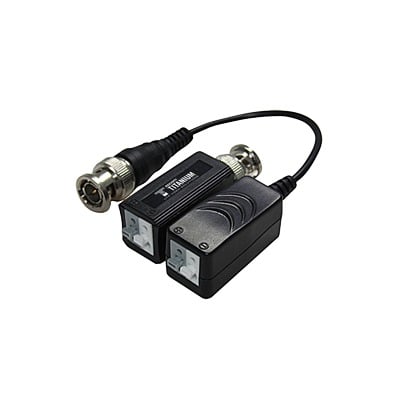 Kit de Transceptores (Baluns) con Terminal PUSH SUPERIOR, ResoluciÃ³n 4K , Cable flexible COAXIAL Blindado / COAXITRON / AUDIO POR COAXITRON / Menu OSD /Conector 100% COBRE / protecciÃ³n TVS, Calidad PREMIUM