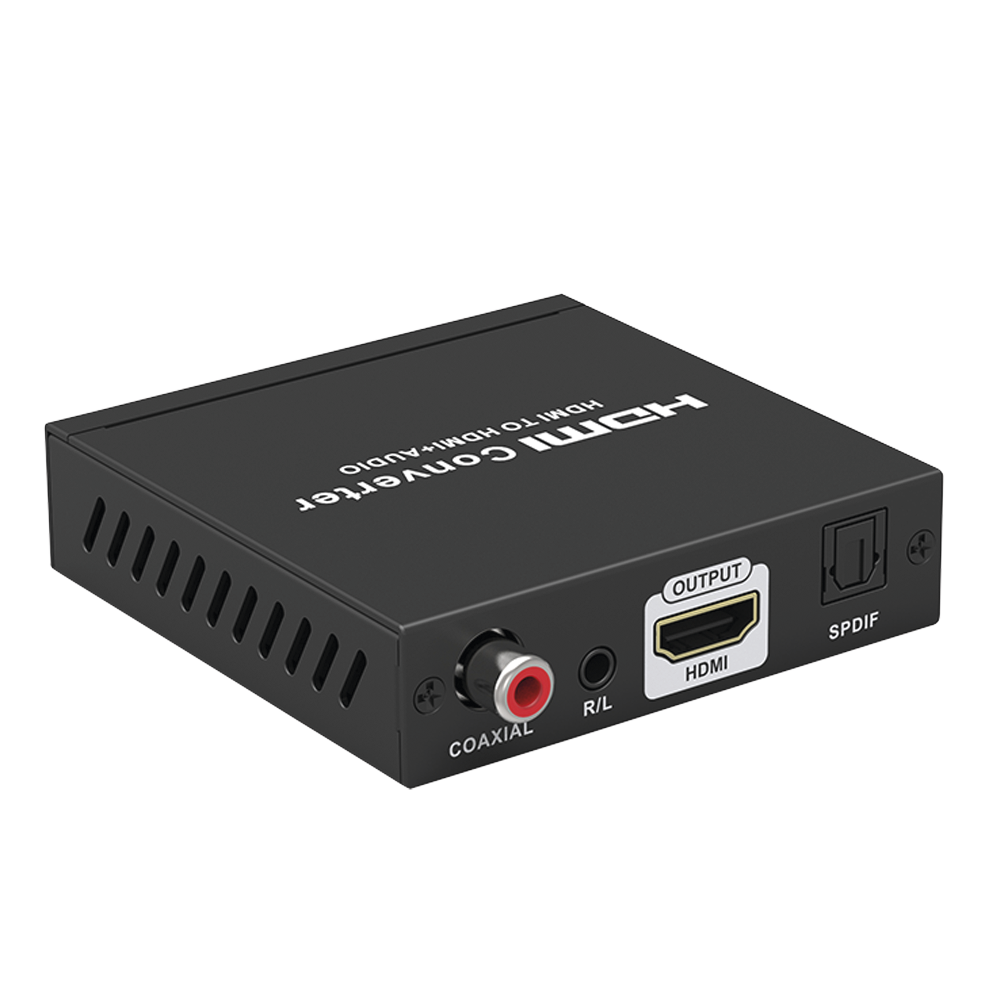 Extractor de Audio de HDMI a HDMI + Audio / Salida de Audio Digital o AnÃ¡loga / SPDIF / Toslink / Auxiliar 3.5mm (EstÃ©reo) / Salida HDMI solo video / Soporta ARC / HDR / HDCP / Separa el Audio del Contenido HDMI .