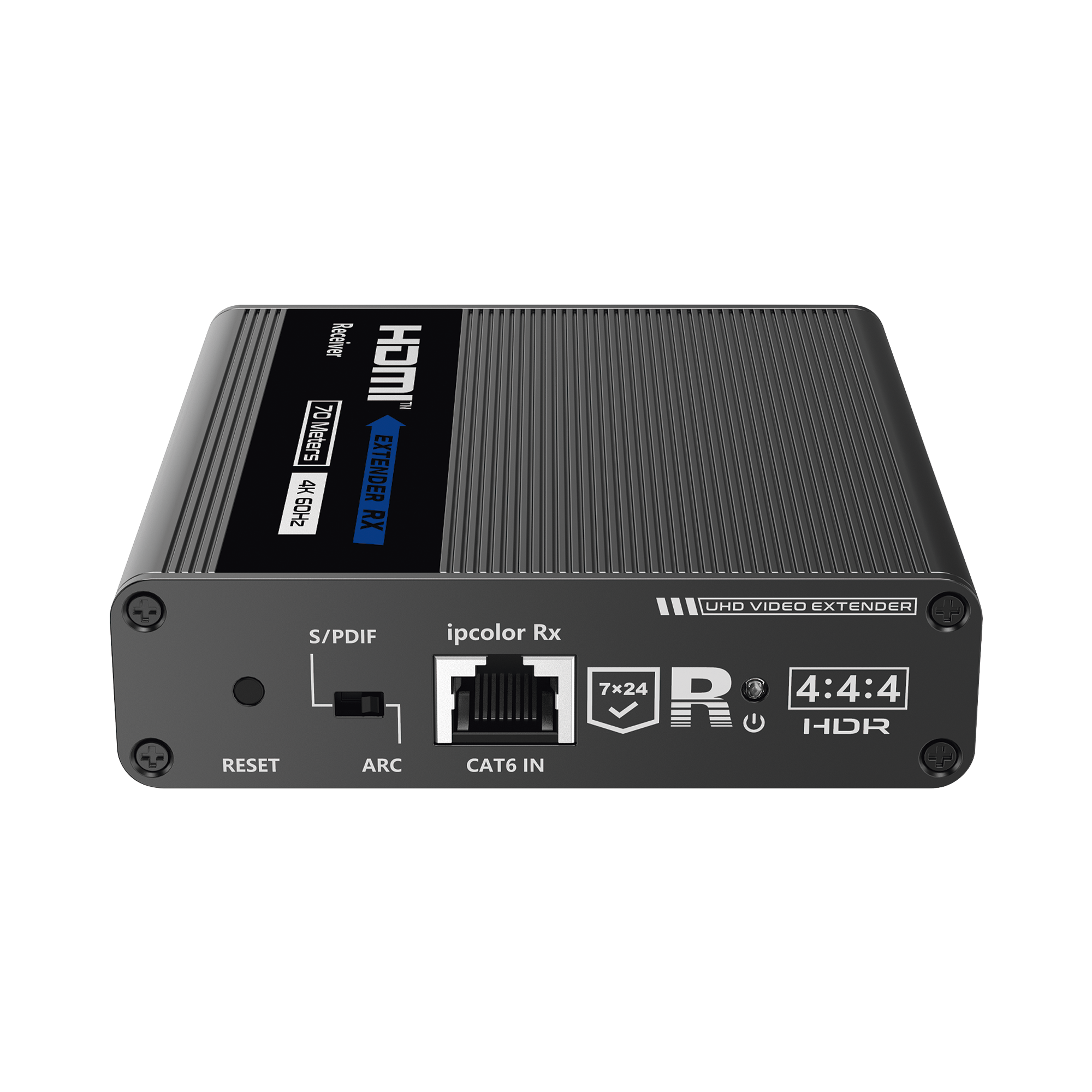 Receptor Compatible para Kits TT- 676 / 4K@60Hz con IR / Distancia de 70 Metros / ConexiÃ³n en Cascada de hasta 10 Receptores con TT676.