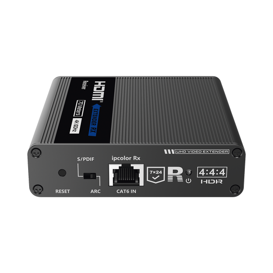 Receptor Compatible para Kits TT- 676 / 4K@60Hz con IR / Distancia de 70 Metros / ConexiÃ³n en Cascada de hasta 10 Receptores con TT676.