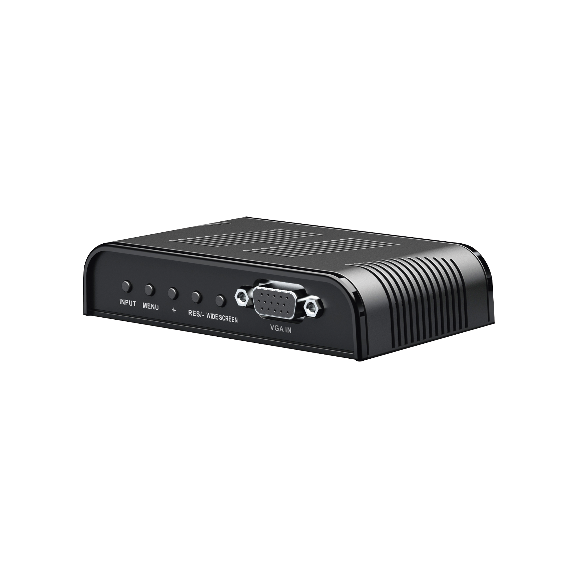 Convertidor de S-VIDEO, BNC (CVBS), VGA a VGA /  ResoluciÃ³n 1080P @60Hz / Soporta ajuste de Brillo, contraste, saturaciÃ³n de color / Alimentacion incluida.