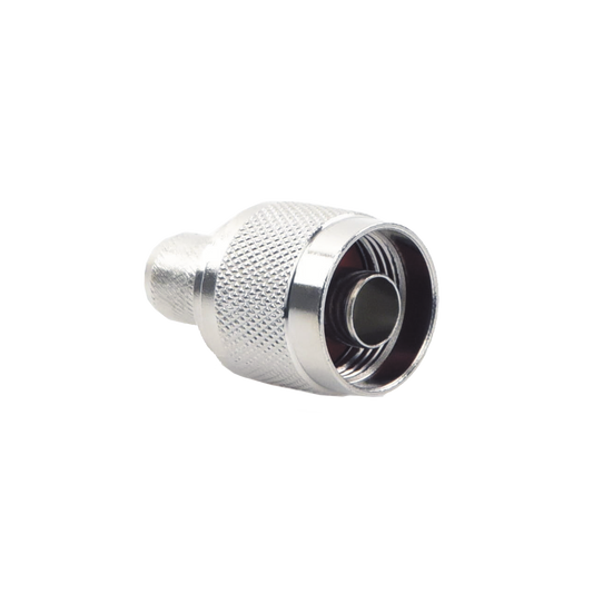 Conector N Macho para 75 Ohm de Anillo Plegable para cable RG-11, Niquel /Oro /TeflÃ³n.