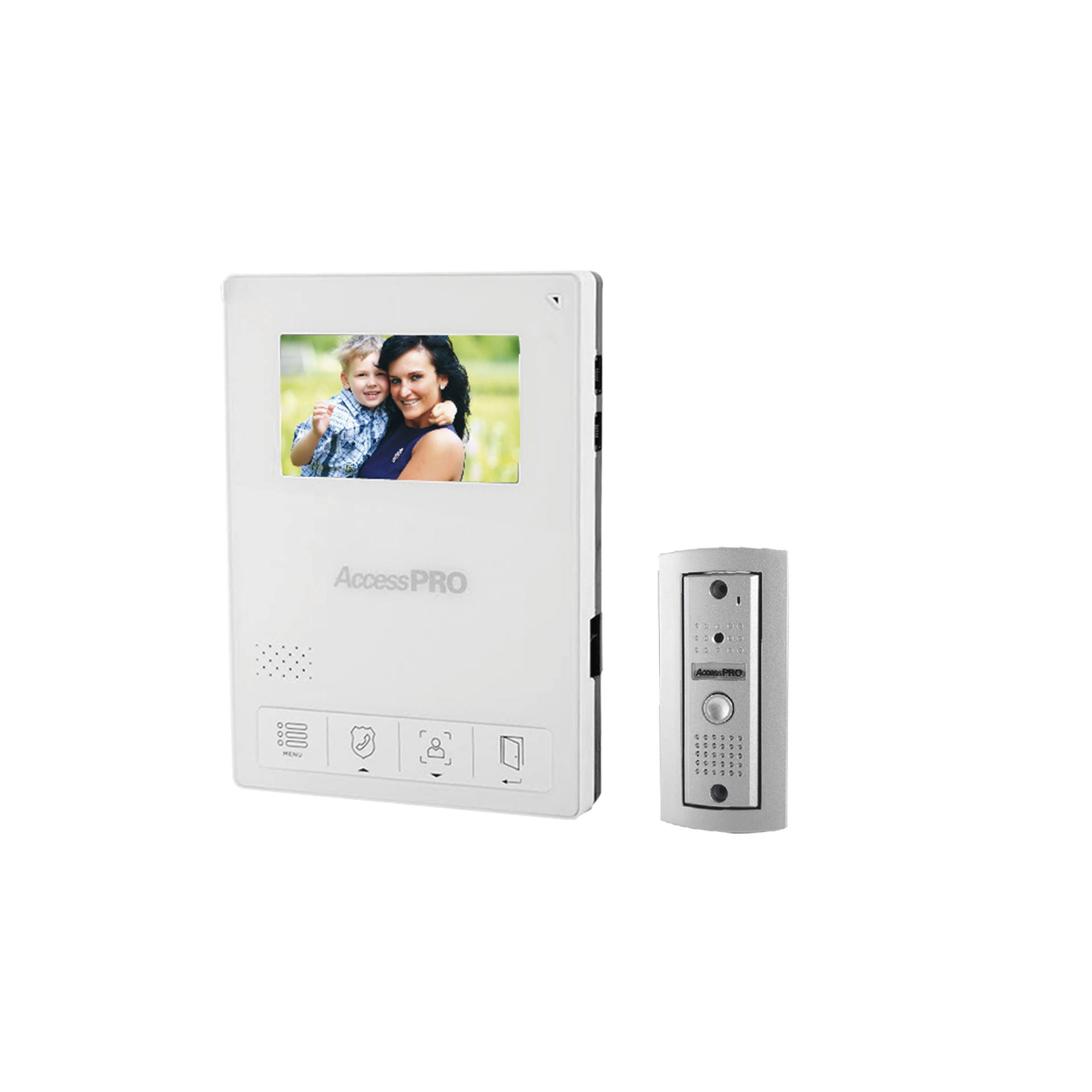 Kit de Videoportero / Frente de Calle Antivandalismo / CÃ¡mara 900TVL para Baja IluminaciÃ³n / Pantalla Alta ResoluciÃ³n / Control