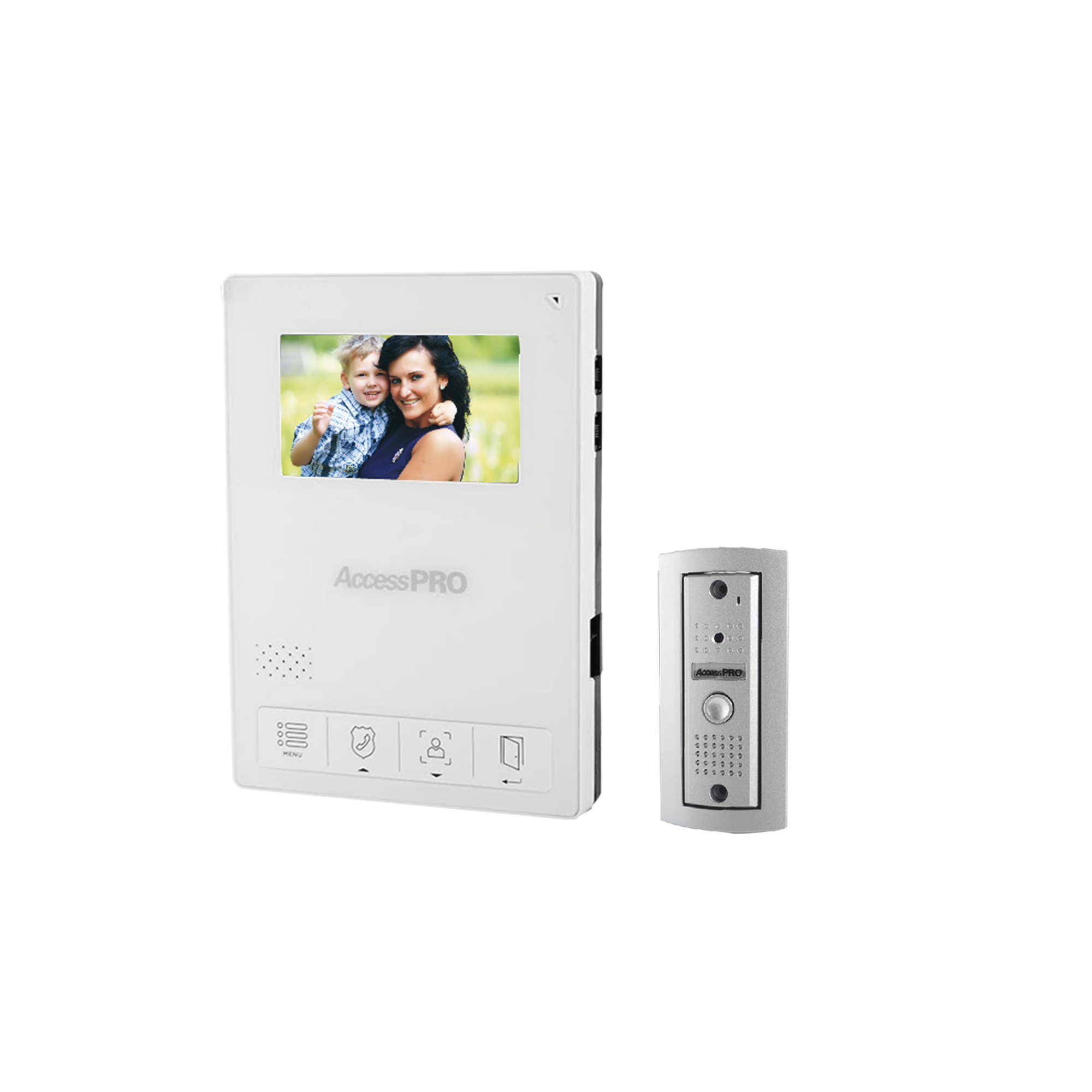 Kit de Videoportero / Frente de Calle Antivandalismo / CÃ¡mara 900TVL para Baja IluminaciÃ³n / Pantalla Alta ResoluciÃ³n / Control