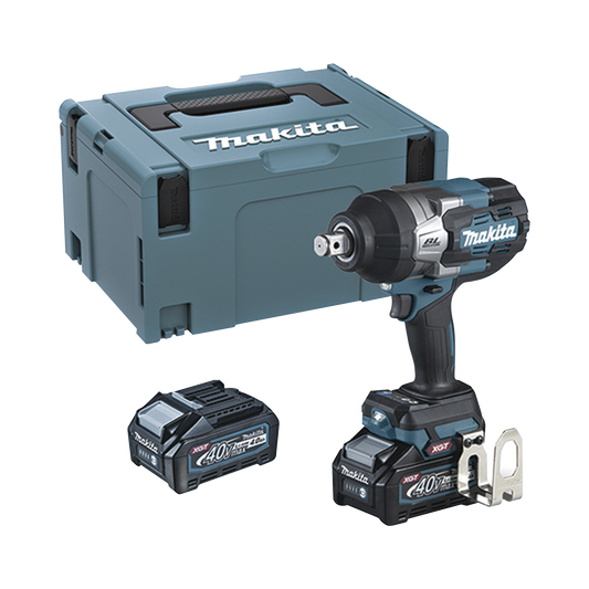 Llave de Impacto BL 40 V mÃ¡x. XGT 3/4" 4 Velocidades elÃ©ctricas 0 A 1900-2200-2400- 0 a 2500 ipm. Incluye 2 baterÃ­as Li-ION, cargador rÃ¡pido y maletÃ­n Makpac.