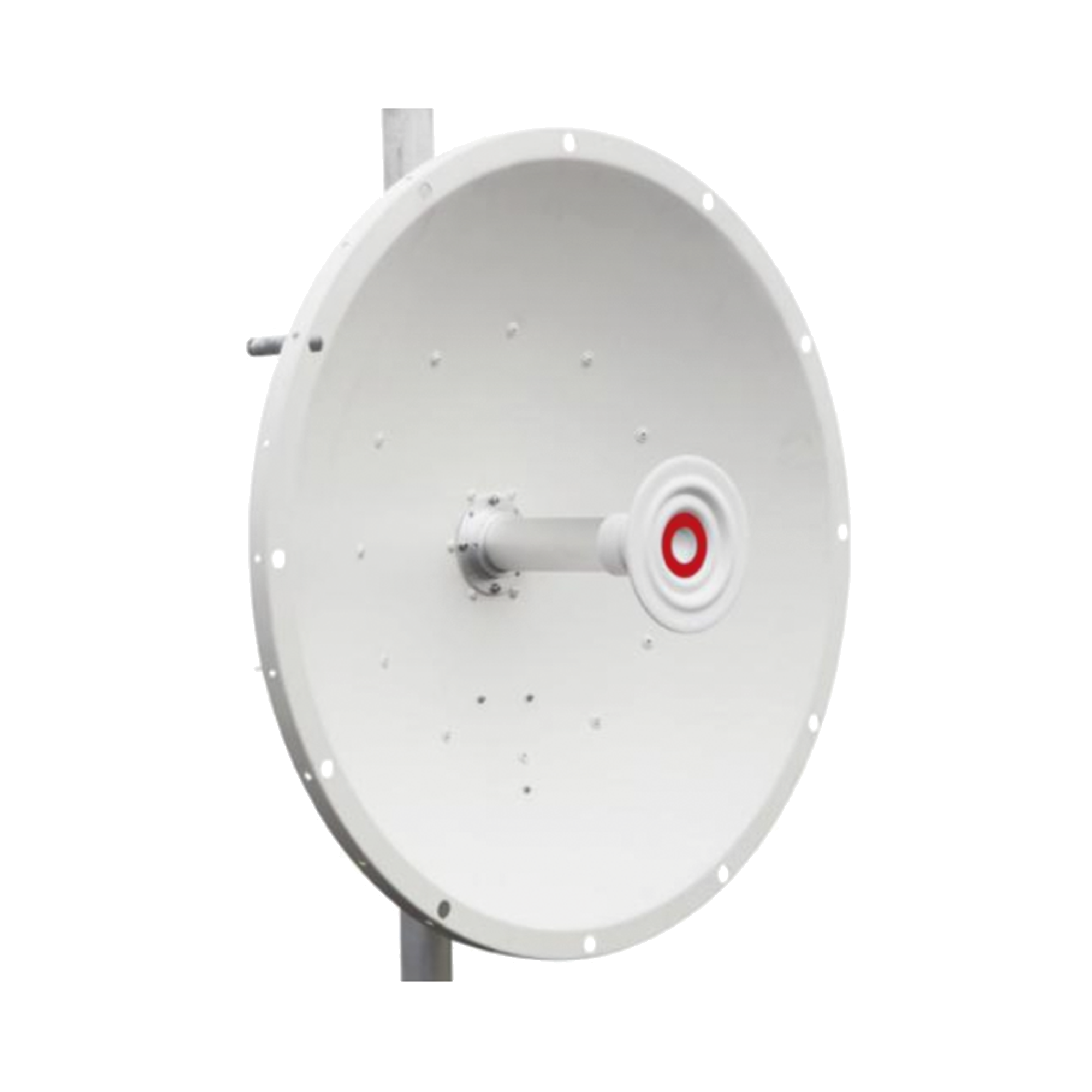 Antena direccional de 2ft, 5.1 a 7.1 GHz, Ganancia 30 dBi, Conectores RP-SMA Hembra, PolarizaciÃ³n doble, incluye montaje para torre o mÃ¡stil