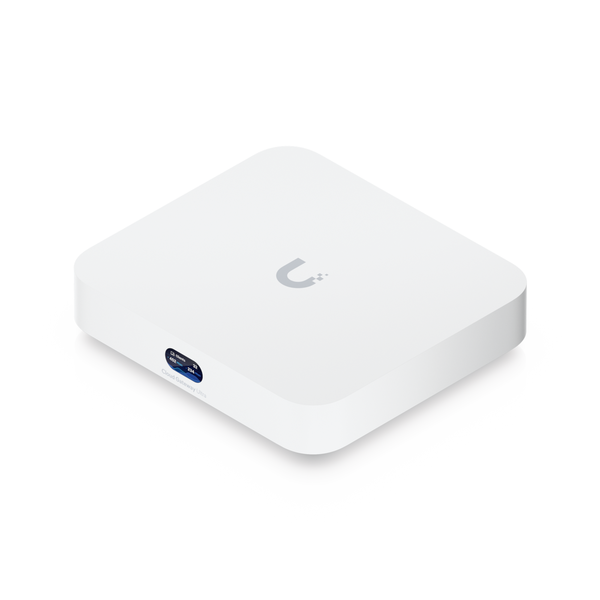 UniFi Cloud Gateway, Router multiWAN para balanceo/failover / Integra UniFi Network para administrar hasta 30 dispositivos UniFi, (1) puerto WAN 1/2.5 GbE y (4) puertos LAN GbE