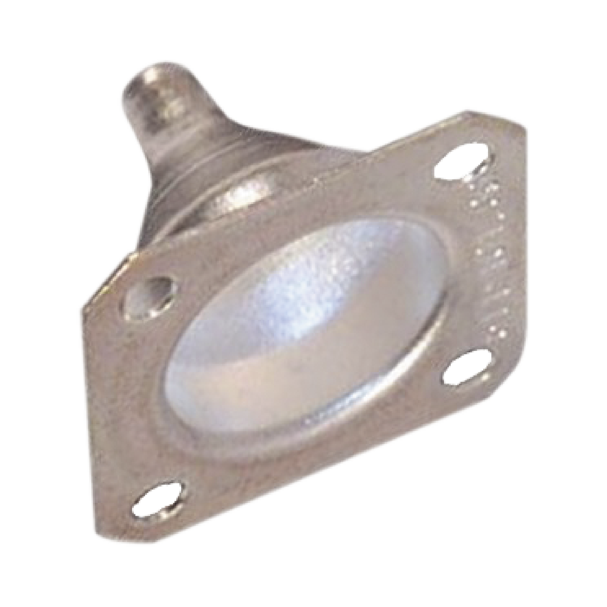 Campana para Montaje de Cable en Conectores de Chasis de 25.4 mm, con 4 Perforaciones a 18.25 mm.