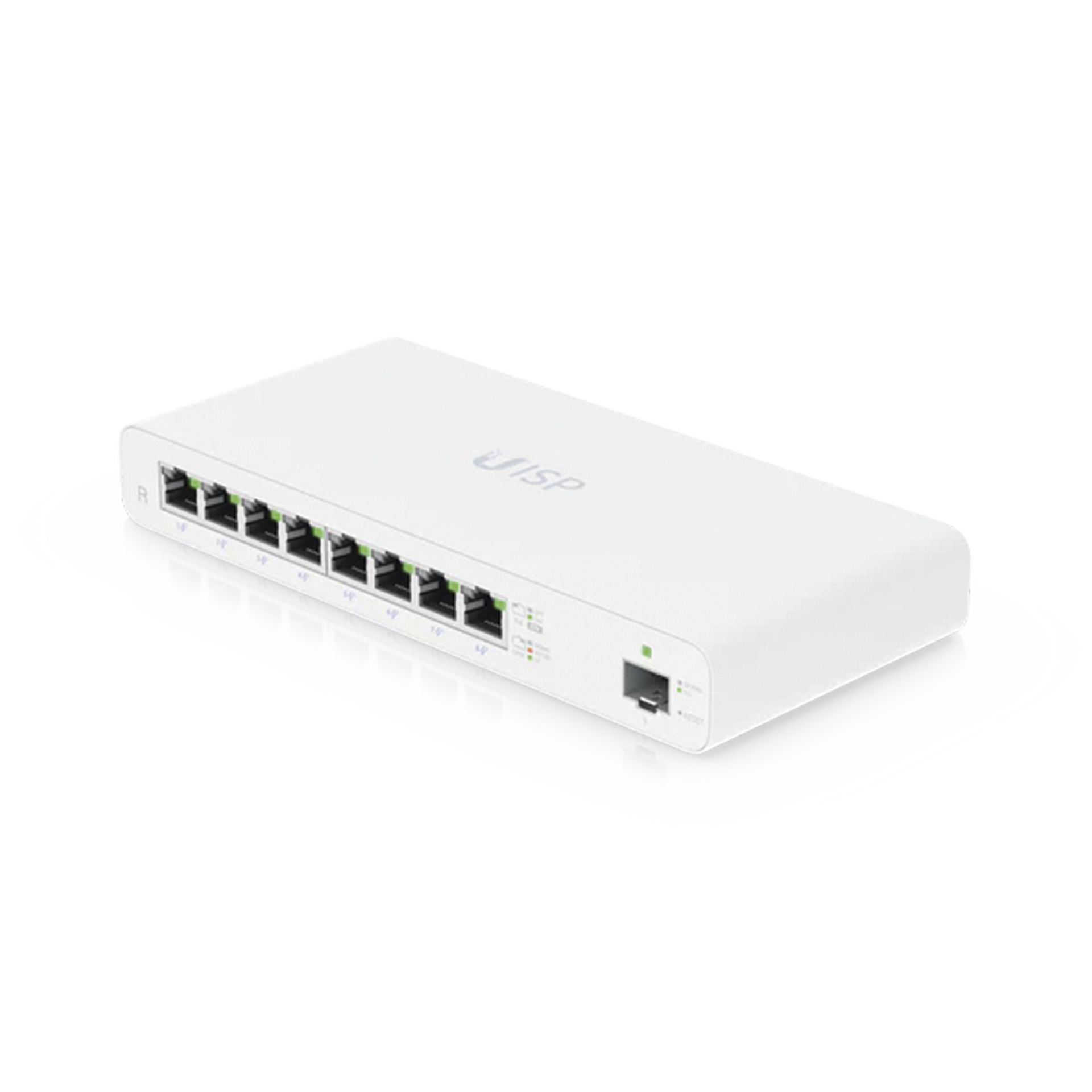 UISP Router Gigabit PoE Pasivo con 8 Puertos para Implementaciones MicroPoP y Redes Seguras