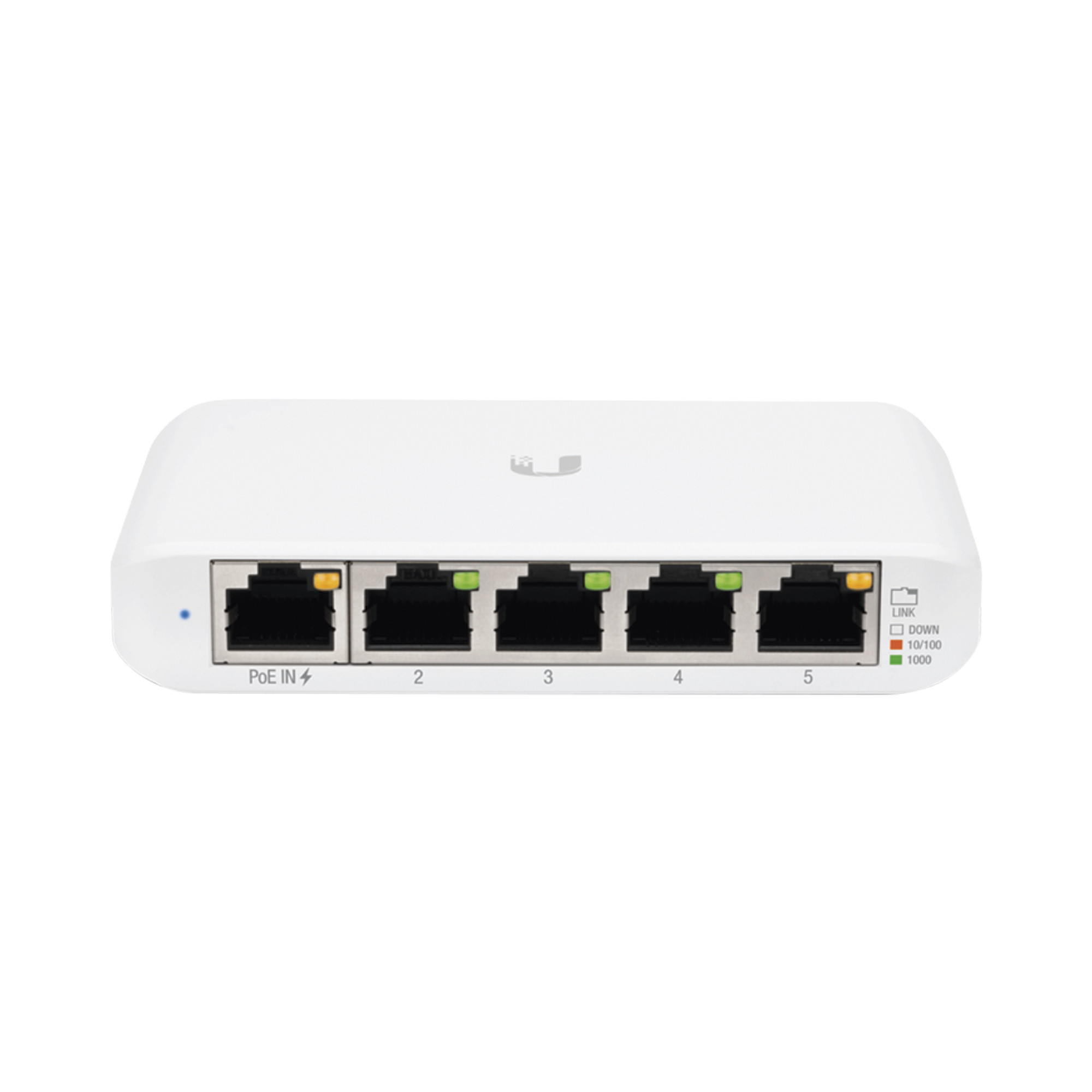 Switch UniFi Administrable Compacto de 5 Puertos 10/100/1000 Mbps, soporta entrada de PoE 802.3af/at