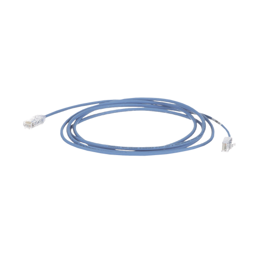 Cable de Parcheo TX6, UTP Cat6, DiÃ¡metro Reducido (28AWG), Color Azul, 130ft