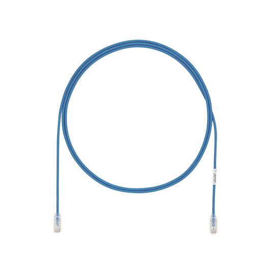 Cable de Parcheo UTP Cat6A, CM/LSZH, DiÃ¡metro Reducido (28AWG), Color Azul, 3 m.