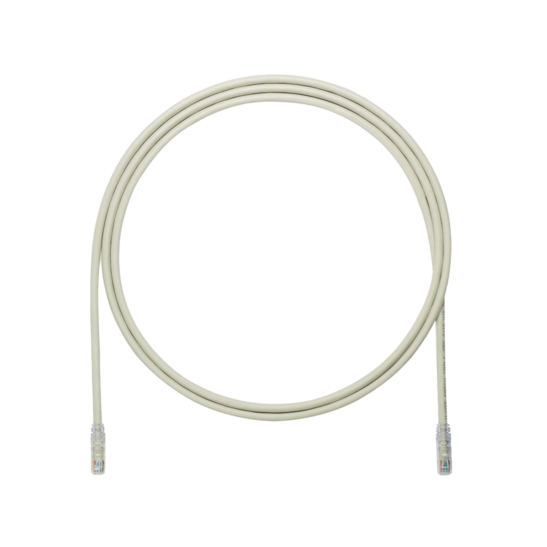 Cable de Parcheo UTP, Cat6A, 24 AWG, CM, Color Gris, 10ft