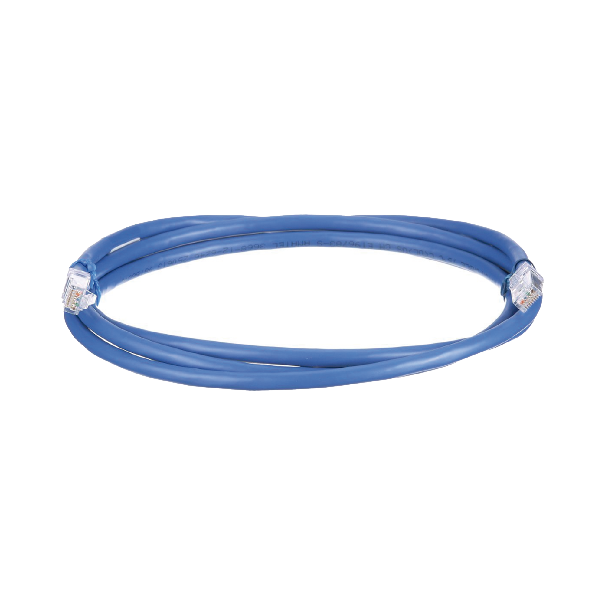 Cable de Parcheo UTP, Cat6A, 24 AWG, CM, Color Azul, 2 m.