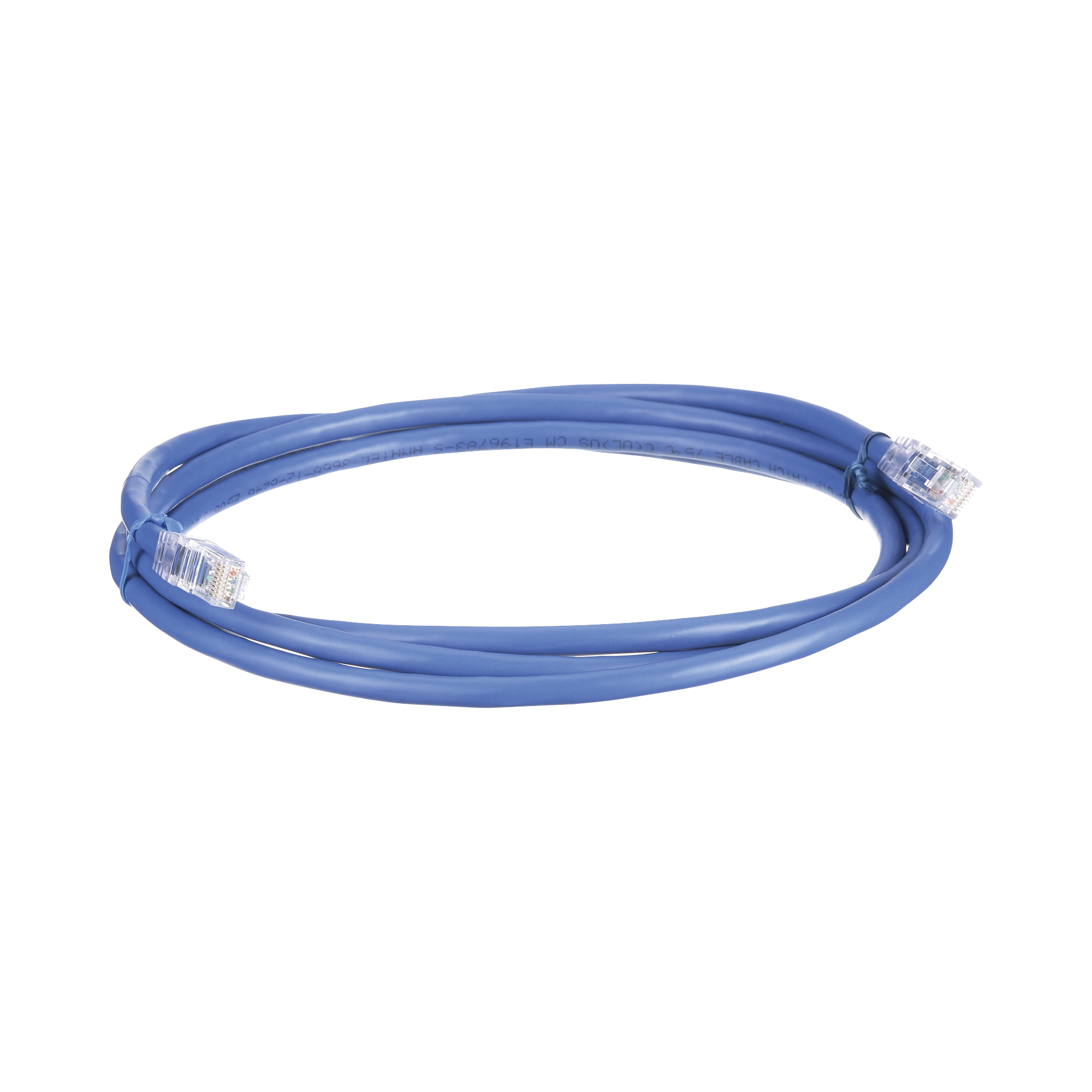 Cable de Parcheo UTP, Cat6A, 24 AWG, CM, Color Azul, 7ft