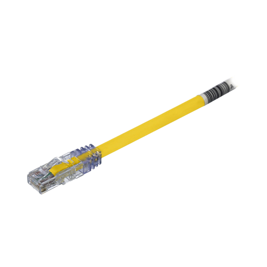 Cable de Parcheo UTP, Cat6A, 24 AWG, CM, Color Amarillo, 7ft