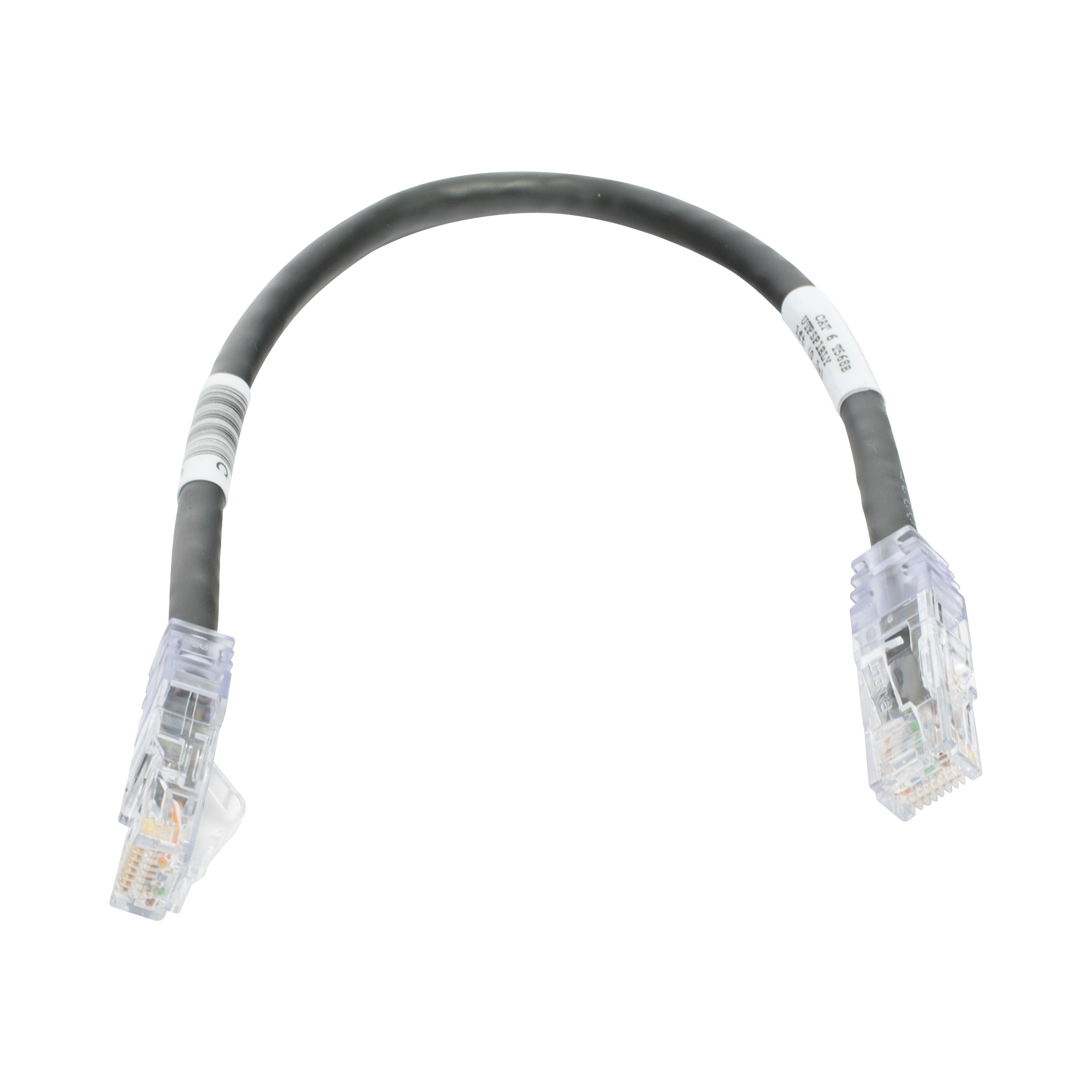 Cable de Parcheo TX6, UTP Cat6, 24 AWG, CM, Color Negro, 1ft