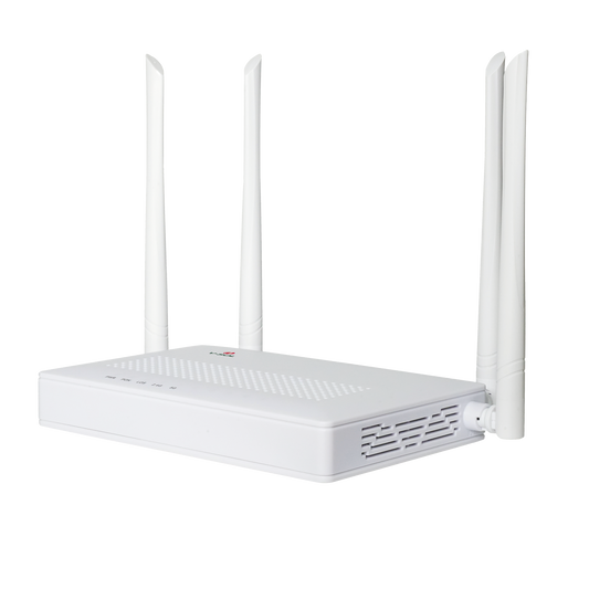ONU Dual GPON/EPON / Wi-Fi Doble Banda 2.4 y 5 GHz / Soporta MESH / 2 puertos LAN Gigabit