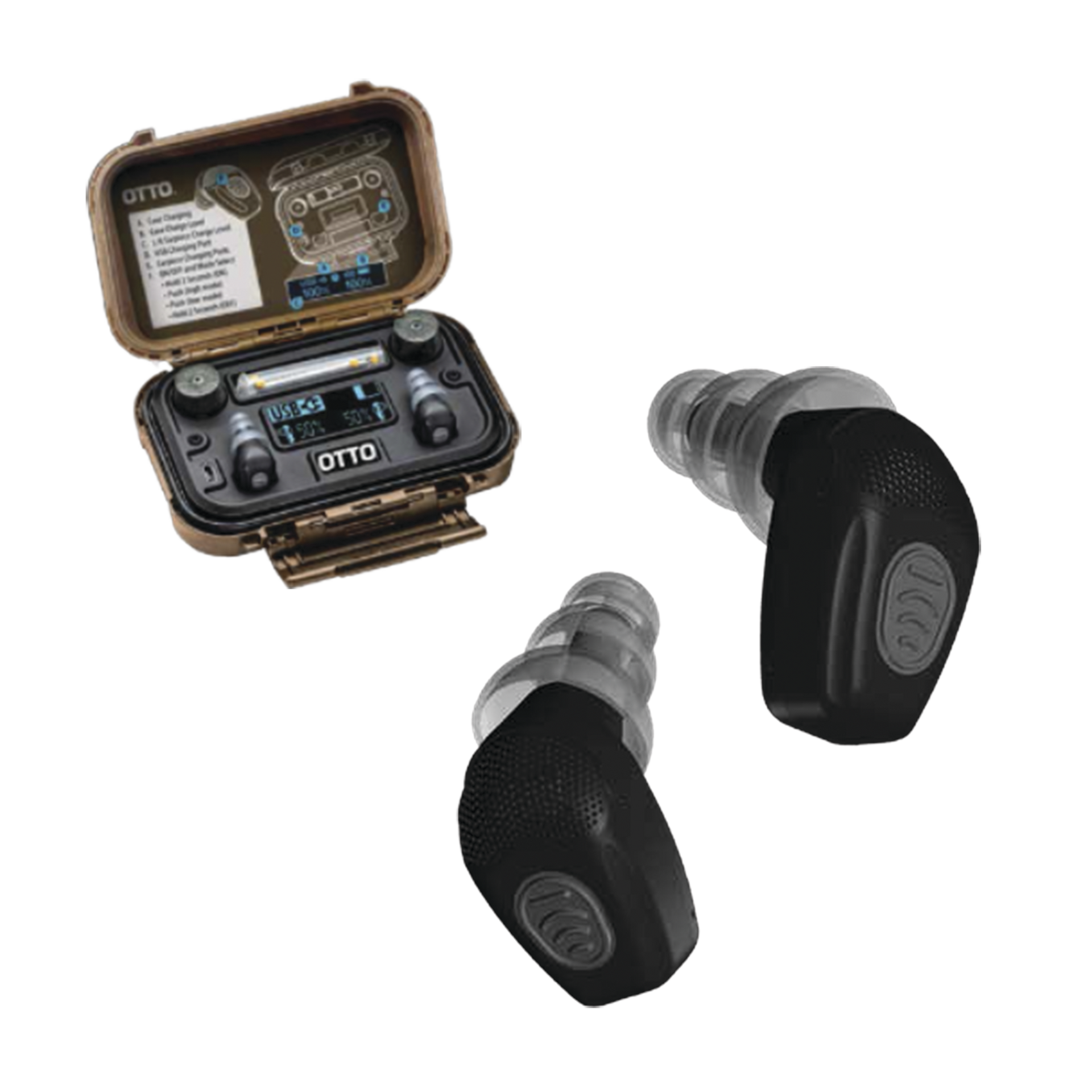 NoizeBarriers Tapones auditivos electrÃ³nicos de alta definiciÃ³n