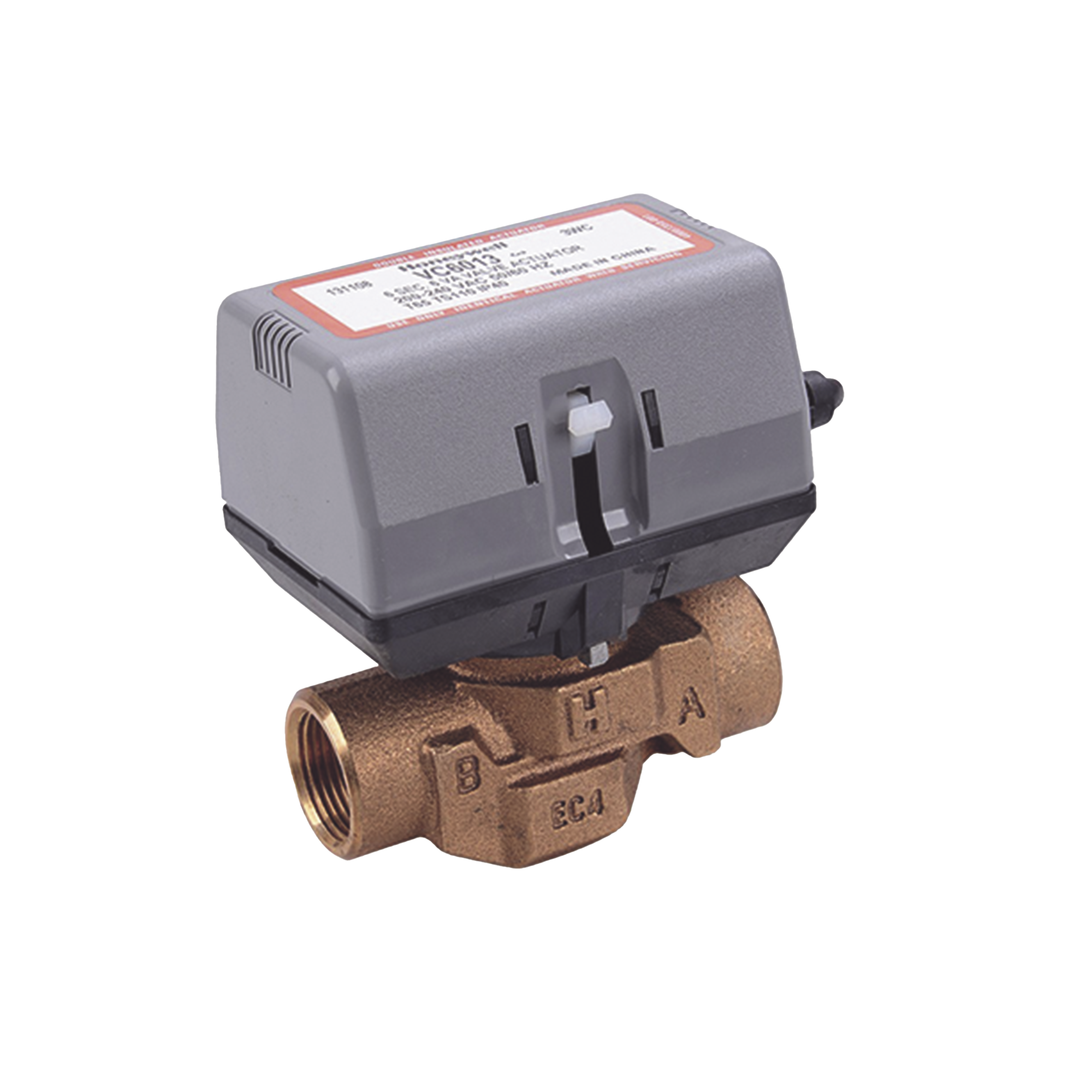 VÃ¡lvula 3/4 De 2 VÃ­as ConexiÃ³n de rosca BSPT Con Actuador 40011 A 120V, On/off