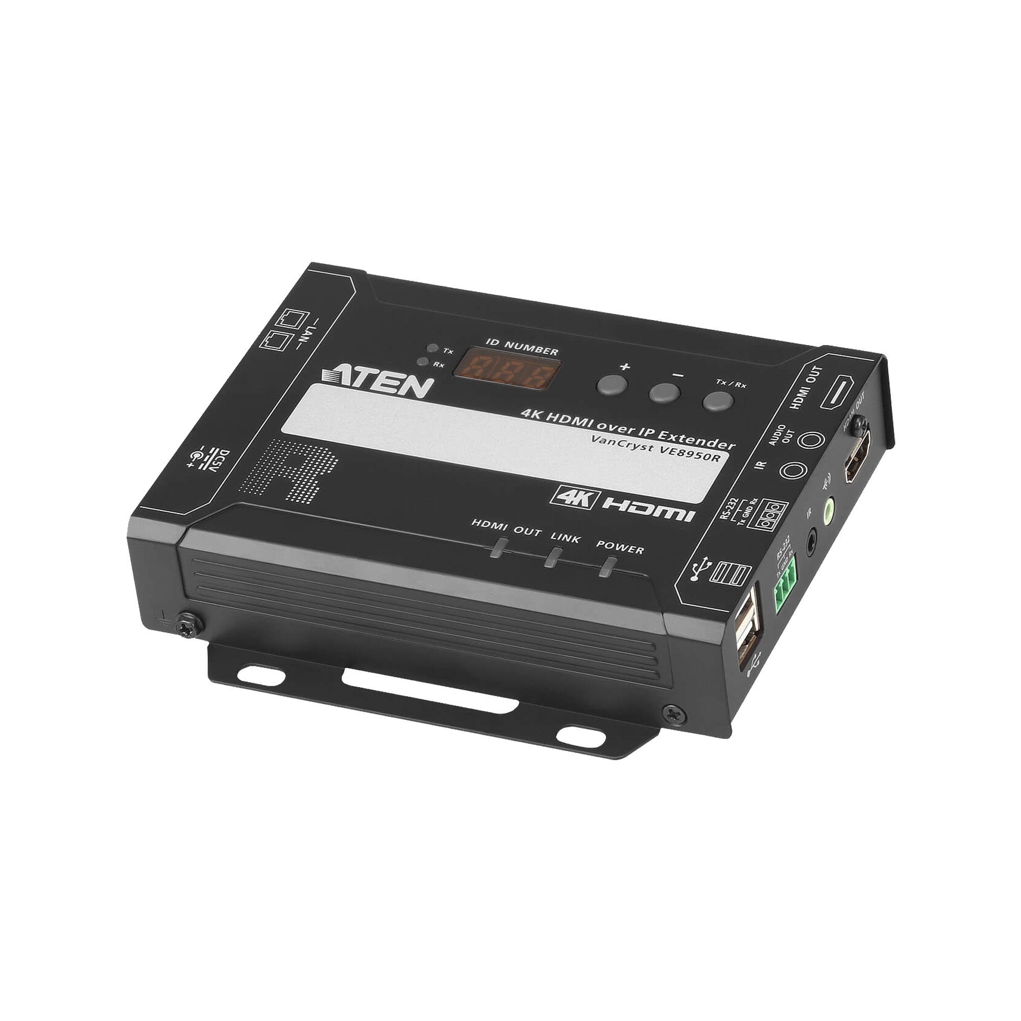 Receptor HDMI | IP | 4K @ 30Hz | 4:4:4 | EDID Expert™ | Protocolo CLI Telnet o RS-232 | Conexión Punto a Punto o Multipunto a Multipunto