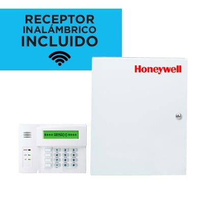 Panel de Alarma de 48 Zonas con Teclado AlfanumÃ©rico y Receptor InalÃ¡mbrico Interconstruido