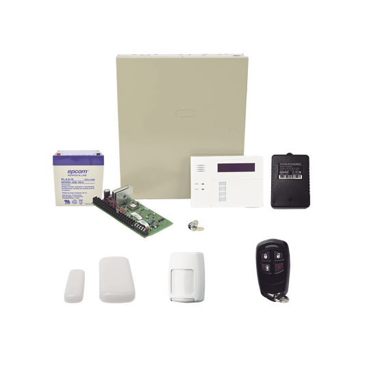 Kit inalÃ¡mbrico de panel VISTA48 con teclado 6160RF receptor inalÃ¡mbrico, 2 contactos 5800MINI, 1 PIR 5800PIR, 1 Control Remoto 58344, BaterÃ­a y Transformador