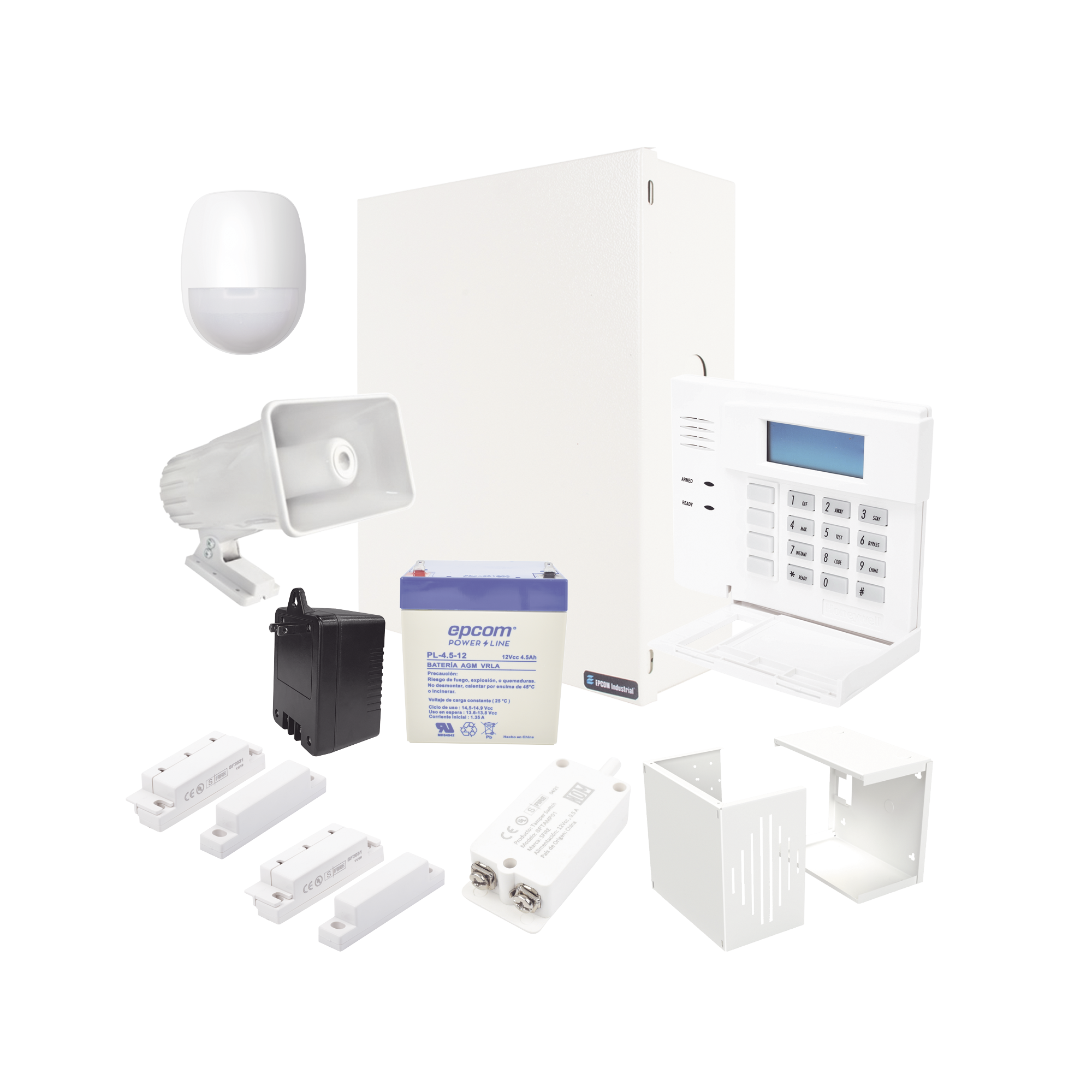 Kit de panel VISTA48LA con Teclado de palabras fijas y sensores Alambricos