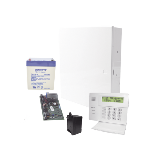 Sistema de Alarma VISTA48LA con 4 Zonas en Teclado, Incluye  BaterÃ­a y Transformador