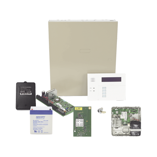 Panel de Alarma VISTA48LA con Comunicador Dual LTEMPA, tarjeta WiFi, BaterÃ­a y Transformador