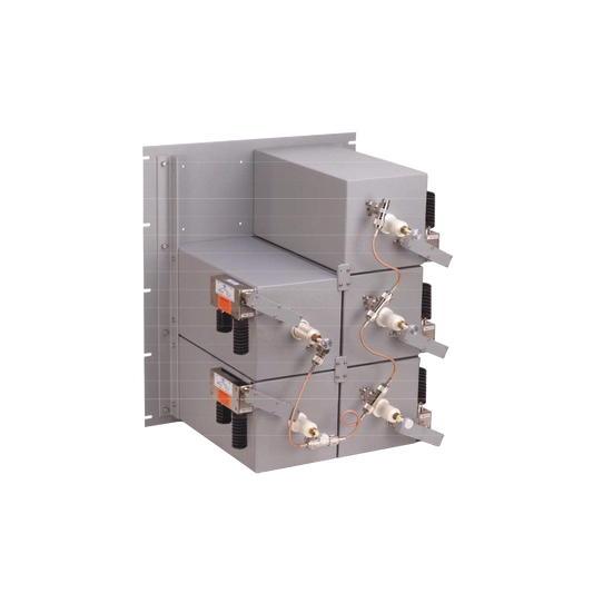 Combinador 440-510 MHz, para 5 Canales, 125 Watt, 300 KHz (min.) de Sep. Tx-Tx, 2 Aisladores N Hembra.